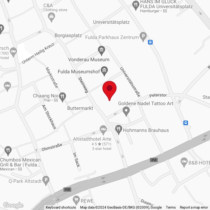 Anfahrtskarte